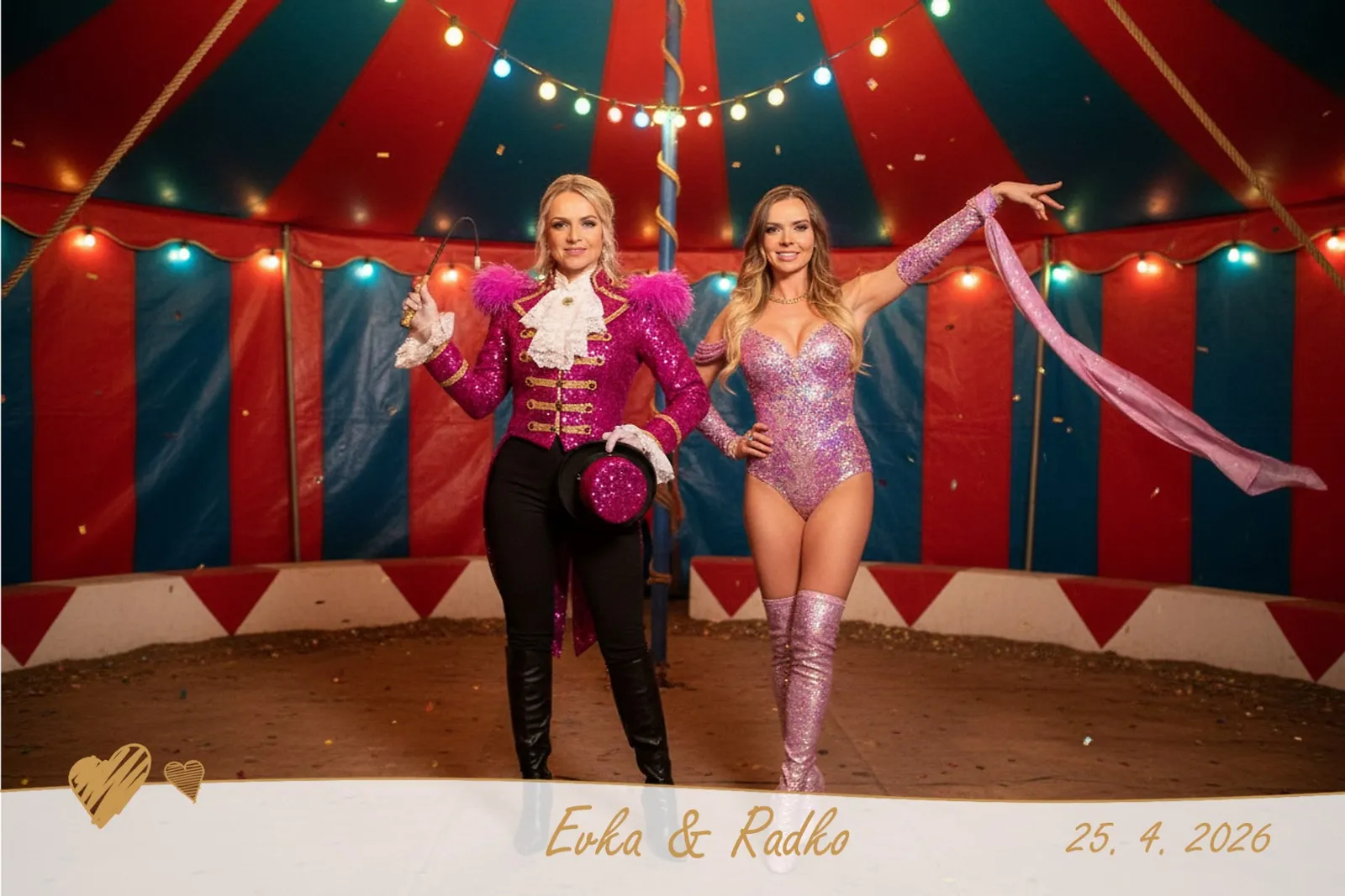 Ukážka z fotobúdky – Cirkus