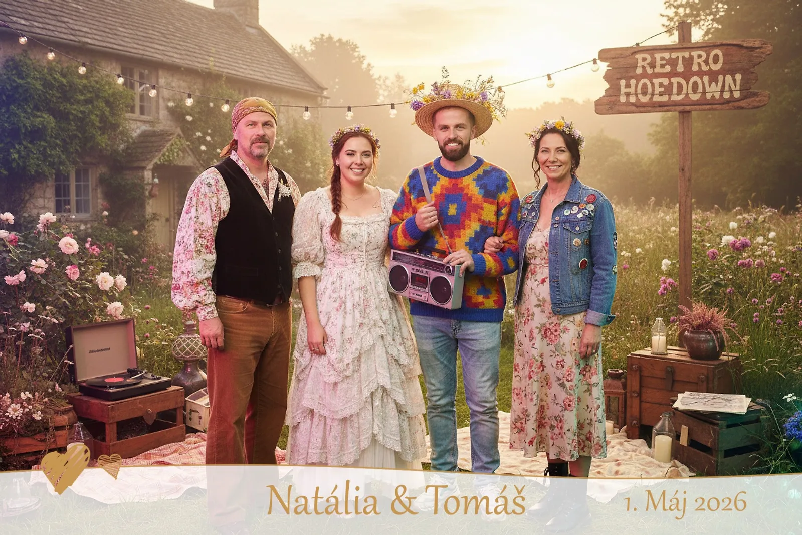 Výstup z fotobúdky – Natália & Tomáš